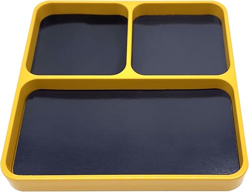 FAJIA Tornillos magnéticos de escritorio Herramientas Piezas Bandeja Soporte de placa de almacenamiento Caja Caja Organizador para piezas de metal