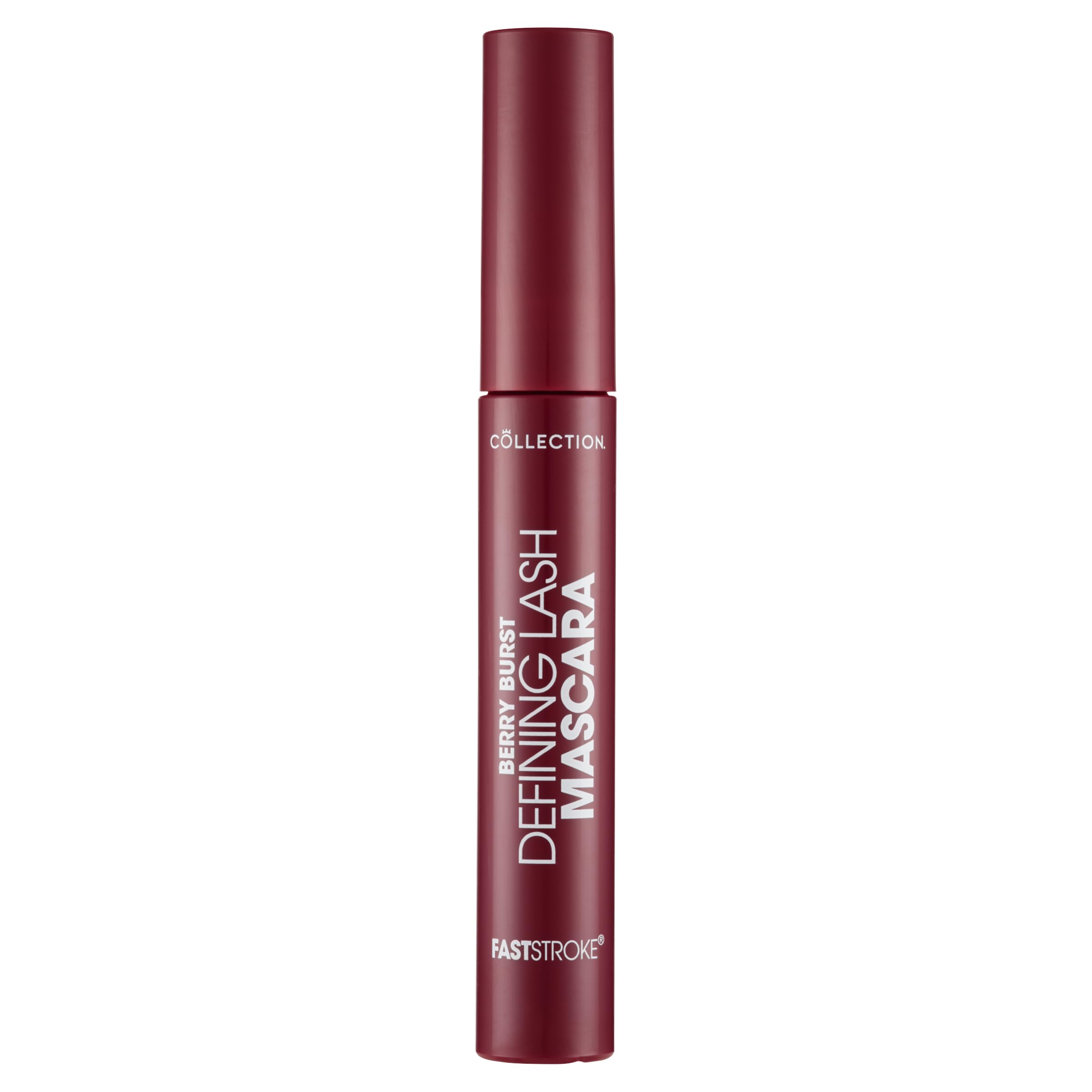 Collection Cosmetics Fast Stroke Defining Lash Mascara, Volumising and Curling Mascara, 9ml, Berry