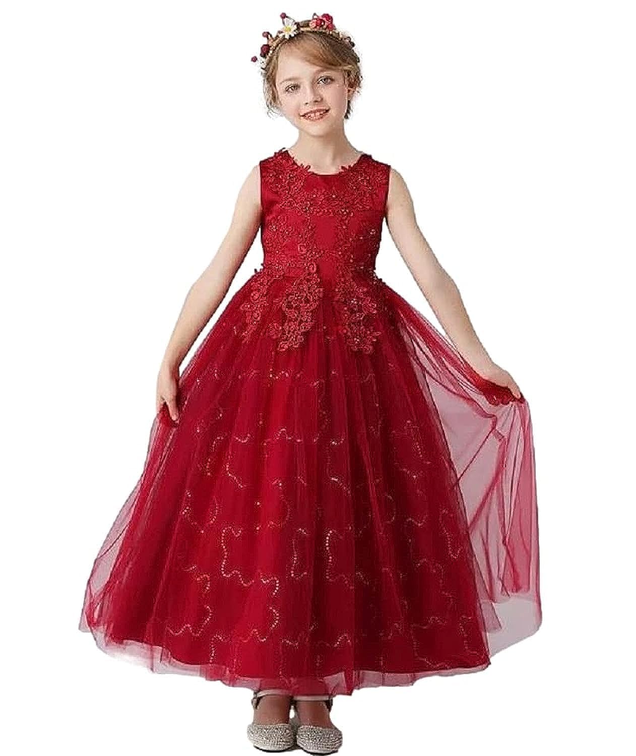 Princess Girl Long Sequin dress new long sleeves children's school party dress show dress girl's birthday party dress