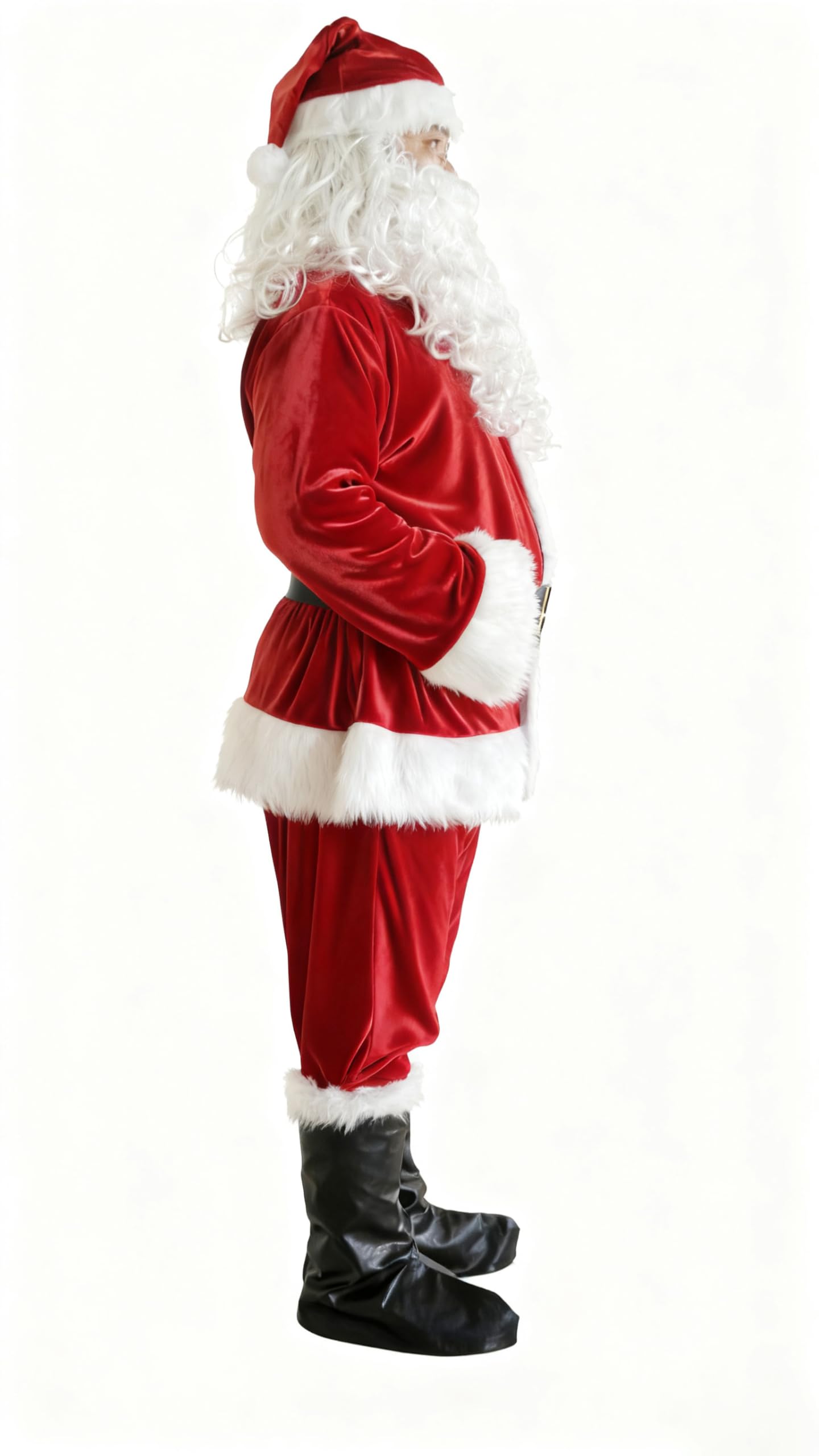 Disfraz de Papá Noel para Hombre Traje de Navidad Adulto de Papá Noel Santa Claus Christmas Suit Adulto Hombre