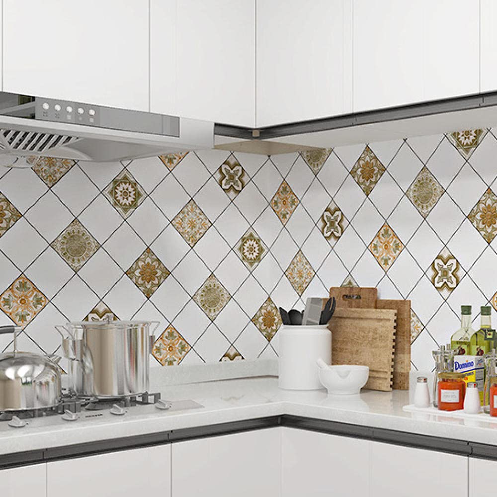 Papel adhesivo de ladrillo para cocinas y baños con vinilos decorativos impermeables