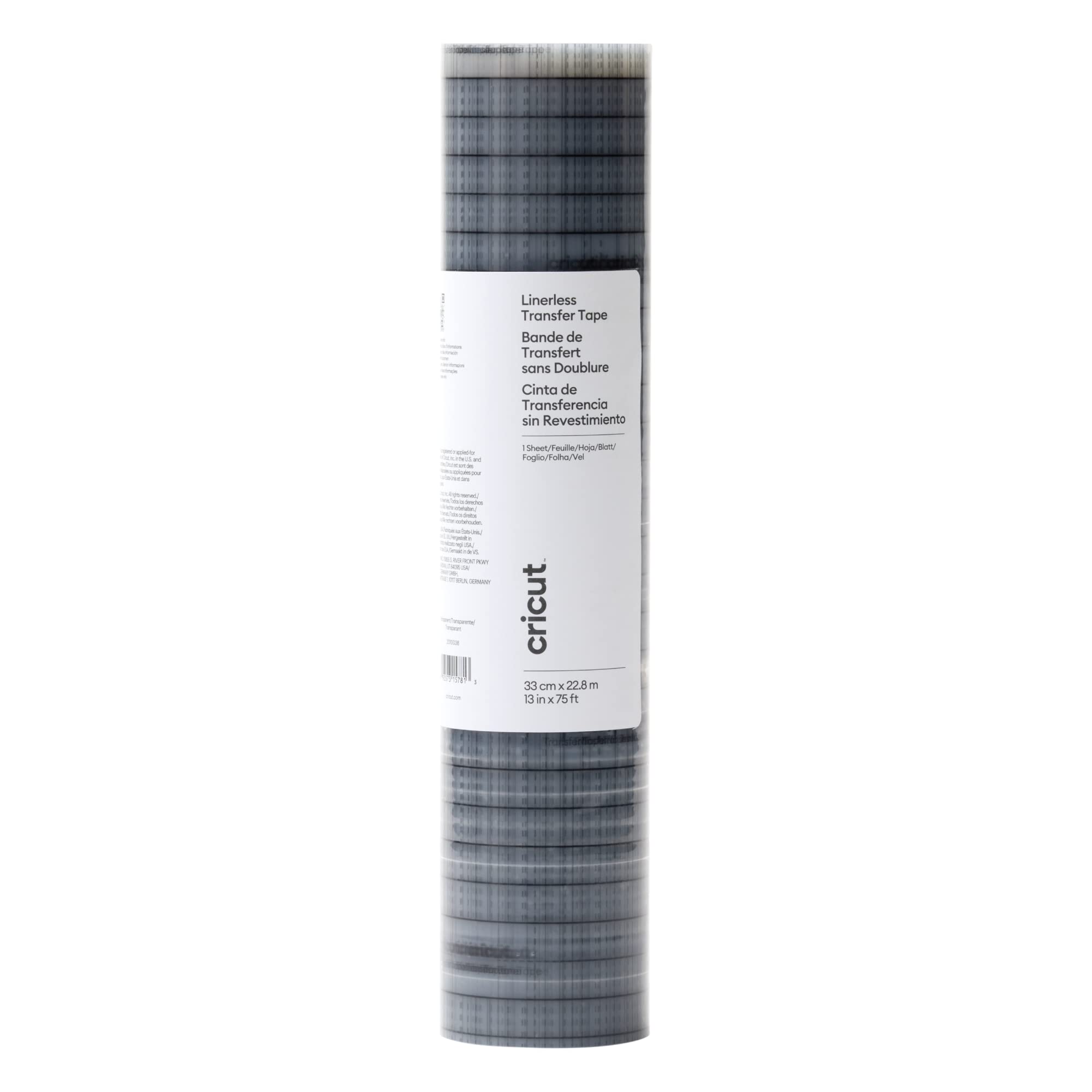 Cricut Linerless Transfer Tape | 33cm x 22.9m (13" x 75ft)