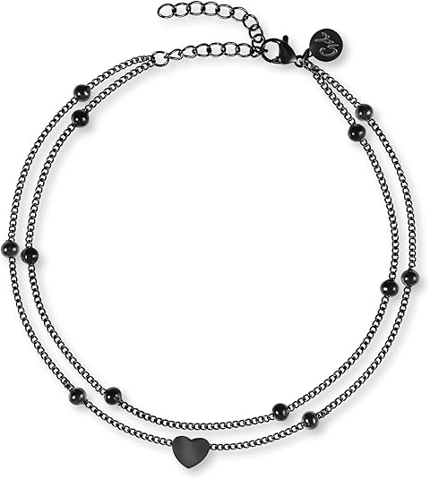 GD signs Cavigliere da donna | Cavigliera argento multistrato