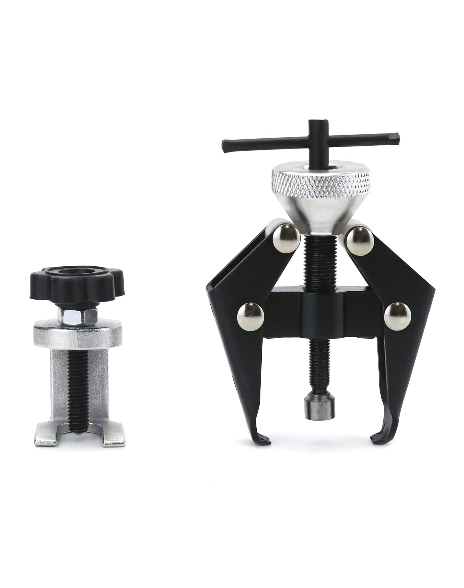 QWORK® 2 piezas extractor de brazo de limpiaparabrisas y extractor de terminales de batería, ajustable, apertura máxima de 36 mm y 16 mm