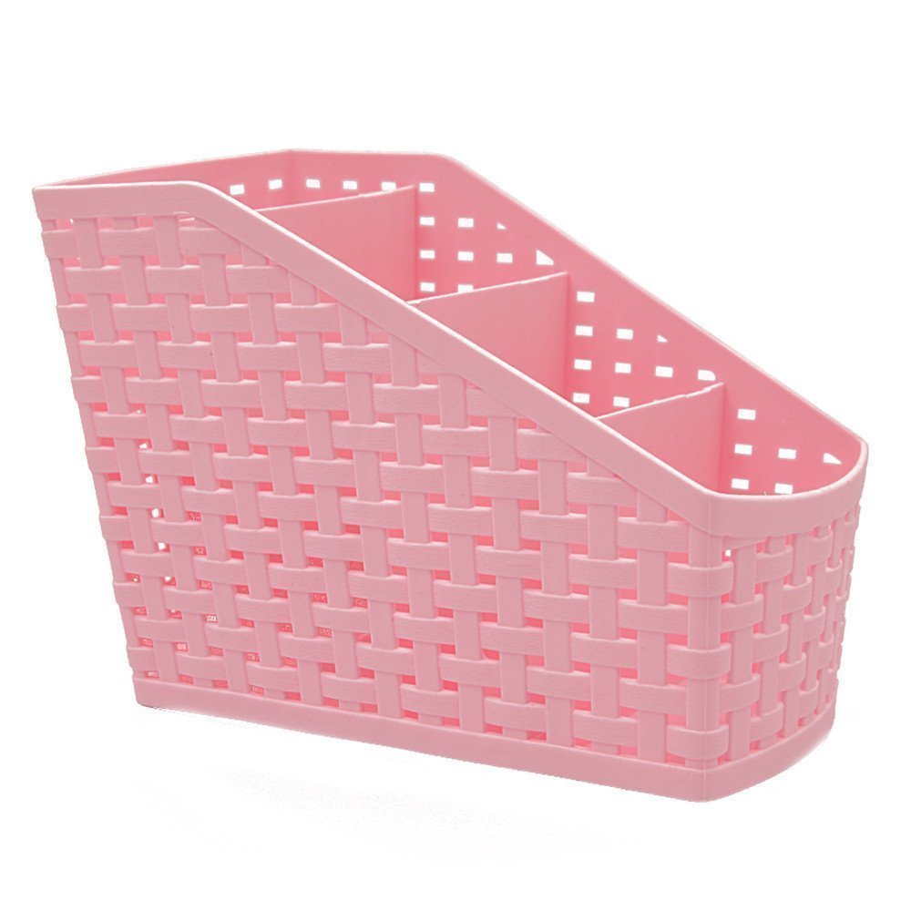 LifestyleYou™ Plastic Storage Box Desktop 4 Grid SubGrid Storage Case