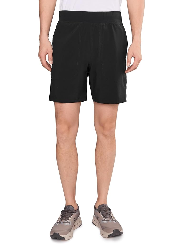 Black Free Fly Lined Active Breeze Shorts - 7"