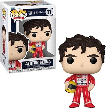 Boneco Funko POP! Ayrton Senna Racing McLaren - 10cm