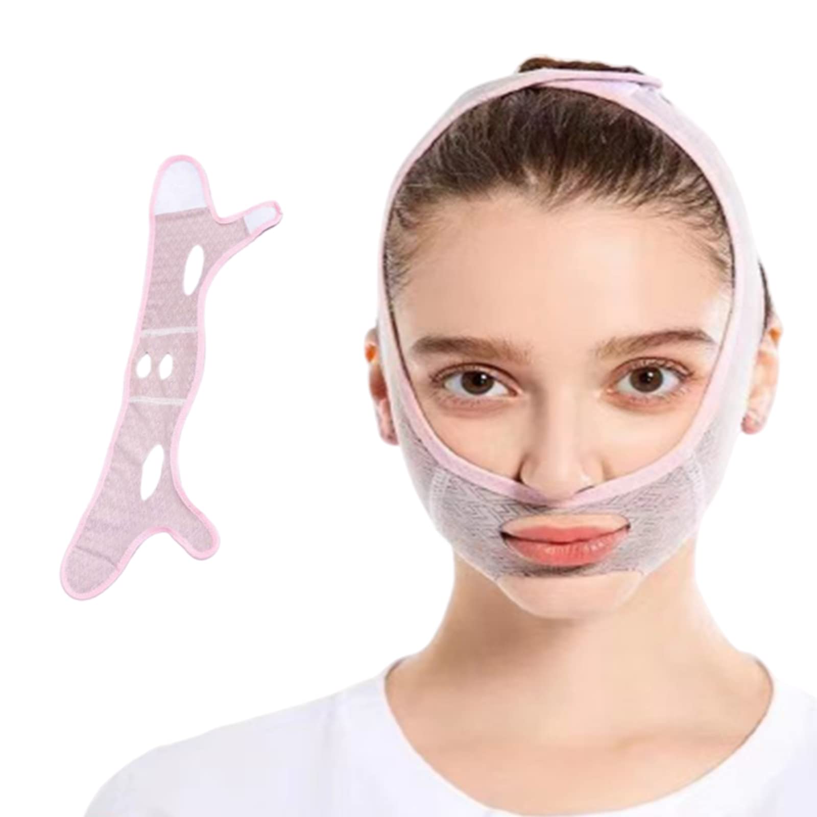 4PC V Line Lifting Maske – Straffende Kinnmaske Gegen Doppelkinn, Für Definierte Gesichtskontur
