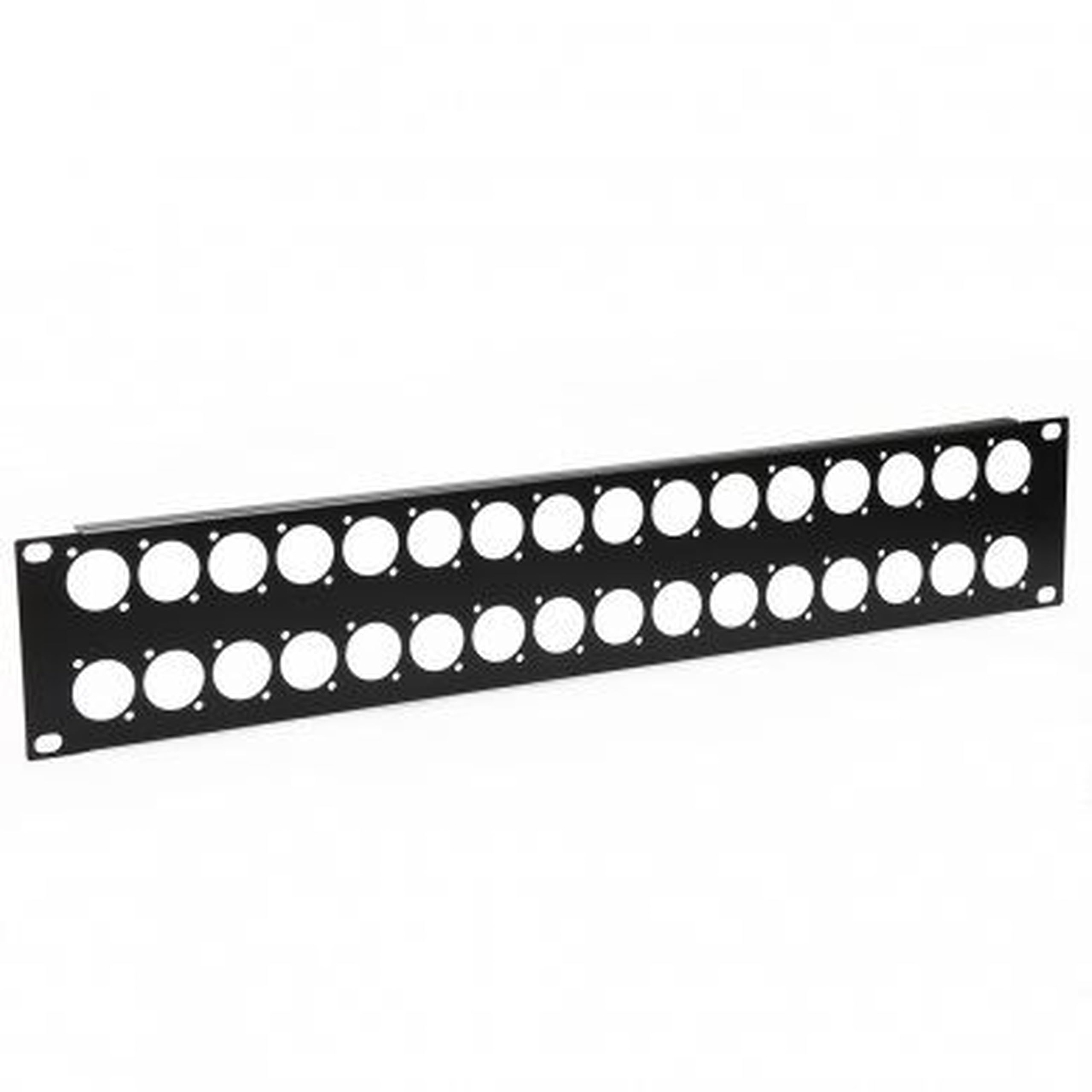 Penn ELCOM ラック 2U 2U Rack Panel Punched for 4 x 37 Mulitpin Connectors | Penn Elcom