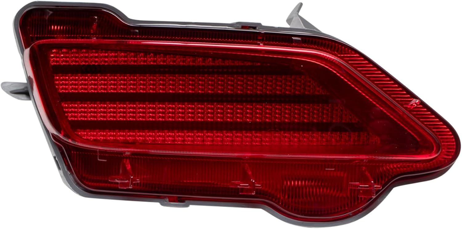 TRQ Rear Left Reflector Red Driver Side Compatible with 2013-2015 Toyota RAV4 TO1184107
