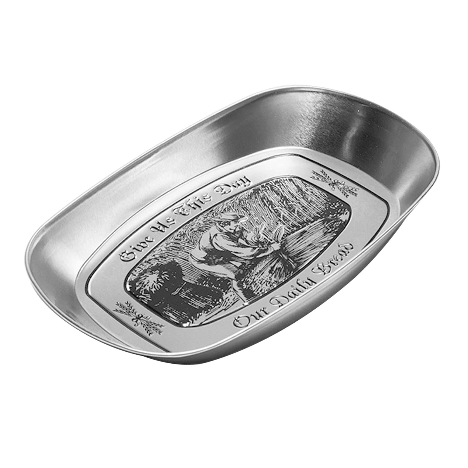 Camping Tinplate Outdoor Dinner Plate Multifunctional Kitchenware European Cutlery Portable Picnic Bowl (Harvest Style)