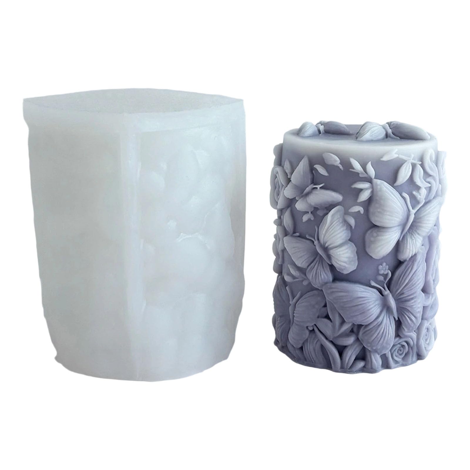 Buxuaaaa F501 Silicone Making Featuring Intricate Butterfly Flower For Crafting Enthusiasts Florals Making
