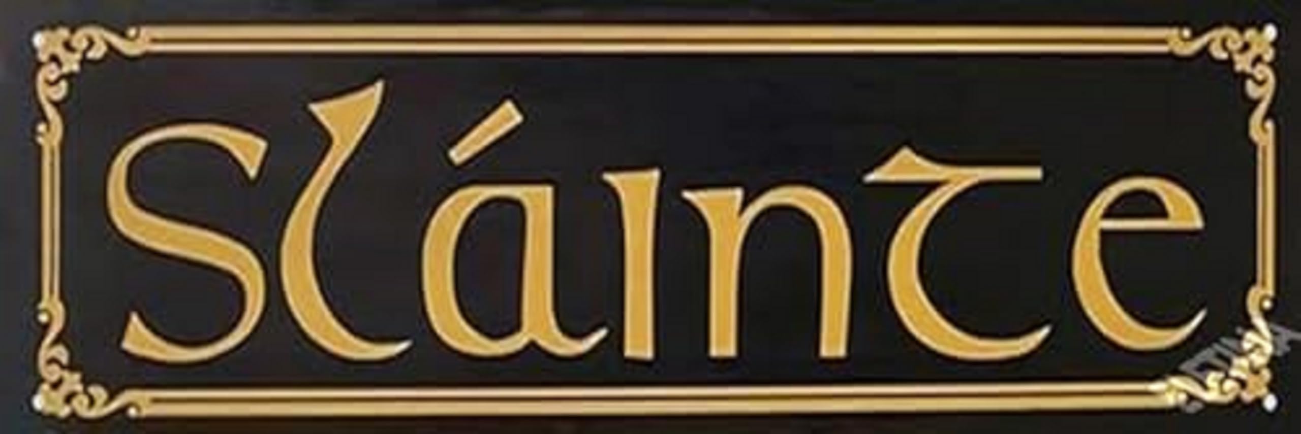 Slainte Cheers Irish Signs Pub Bar Man Cave Beer Bar Decor Hand Plaque Printed Sign Kitchen Cafe Pub Decor, wal Art, Rustic Gift 6 x16 in