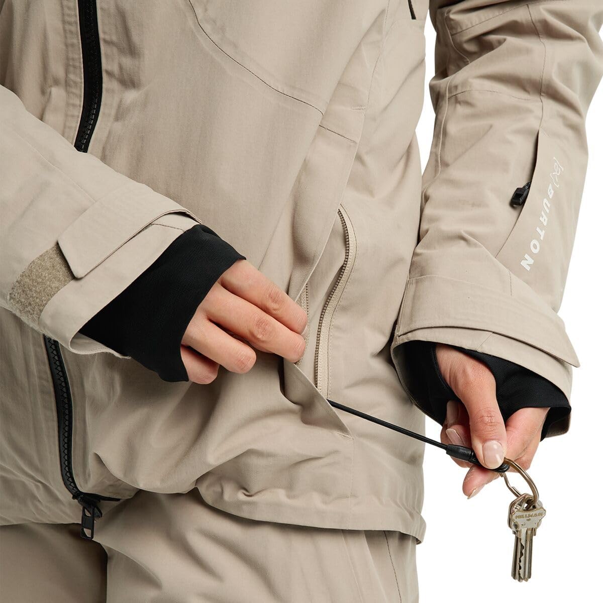 Burton, AK Embark GORE-TEX Jacket - Women's, Summit Taupe, XS