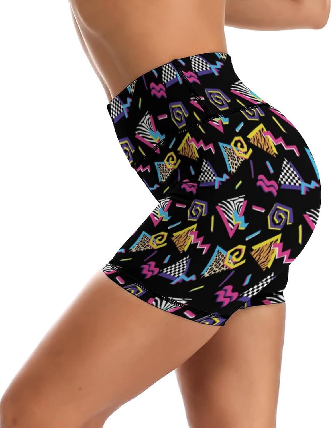 Yoga Shorts High Waisted Biker Shorts for Womens Athletic Running Workout