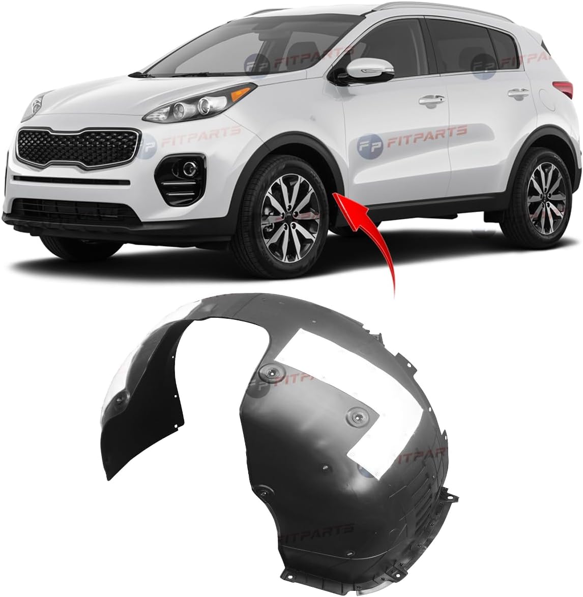 FitParts Compatible With Front Left Driver Side Fender