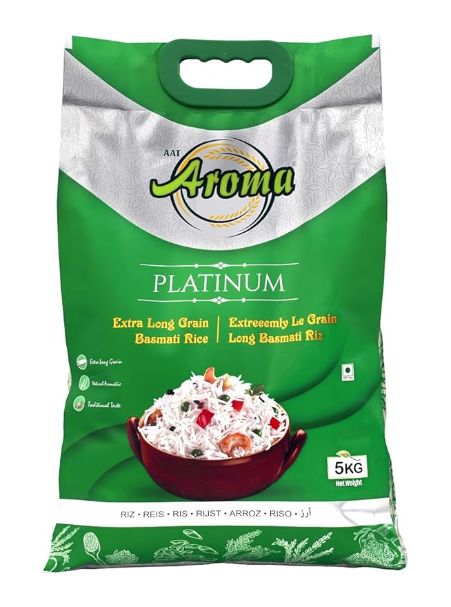 Aroma AAT Platinum Basmati Rice Extra Long BASMATI RICE Natural