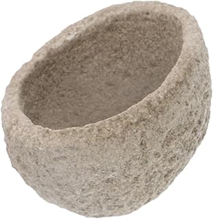 WOONEKY Novidade Tigela De Comida Terrário Alimentador De Água Prato De Alimentação De Comida Prato De Água De Rocha Prato De Comida De Lagarto Tigela De Água De Terrário Tigela De Dragão