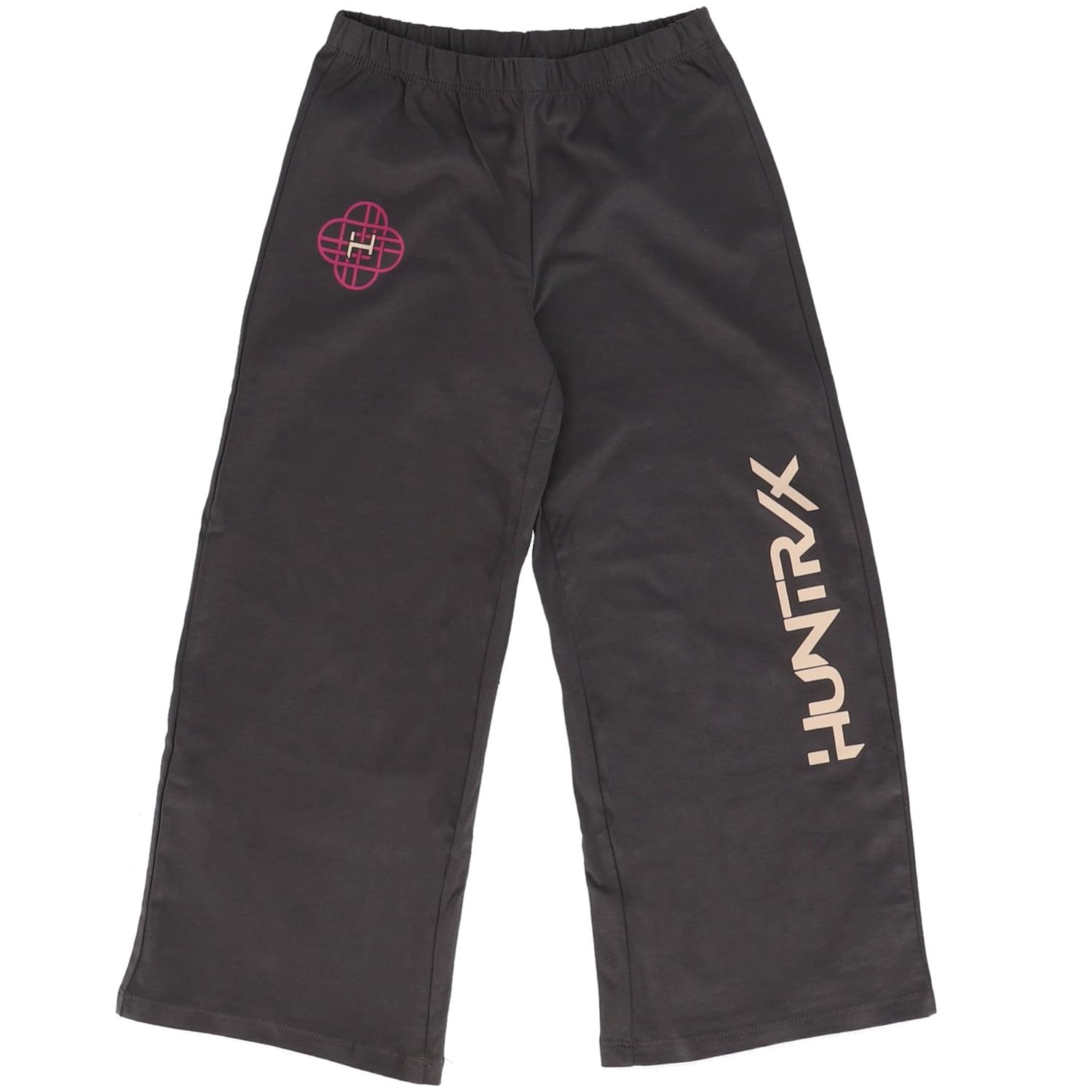SAHINLER créateur d'univers K-Pop Demon Hunters - Ensemble Pyjama Enfant Huntrix K-Pop Demon Hunters - 100% Coton - Jersey Doux 160 GSM - Beige et Noir