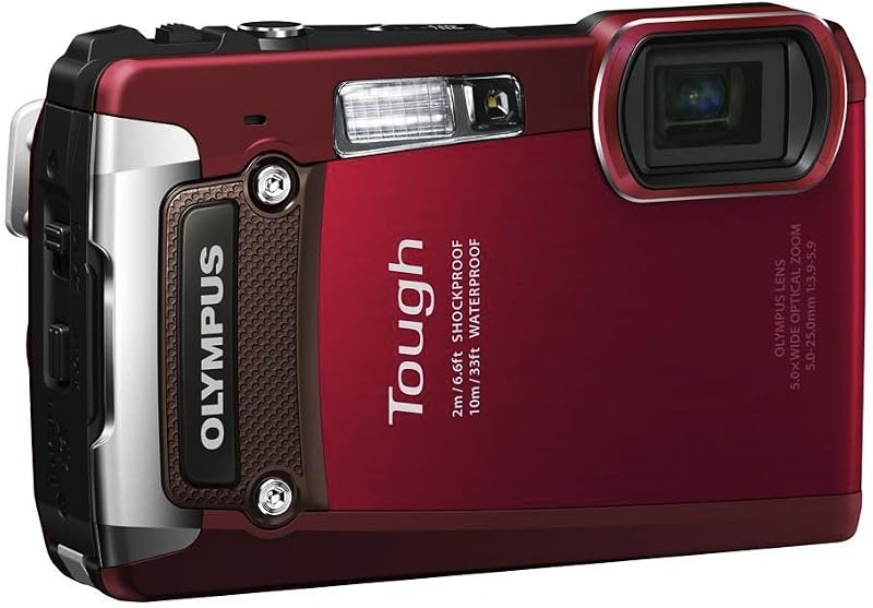 Olympus TG-820 12MP Shock/Water/Freeze-Proof Camera-Red (Old Model)