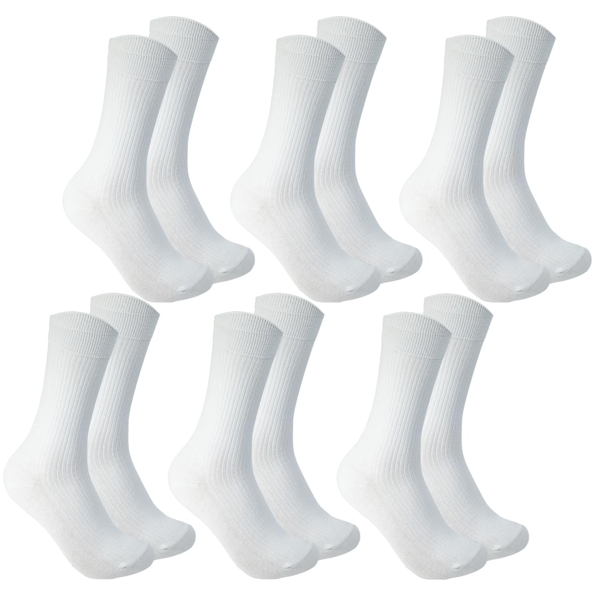 SmithkingQuality Hygroscopic Comfy Breathable Pure Cotton Socks for Men & Women