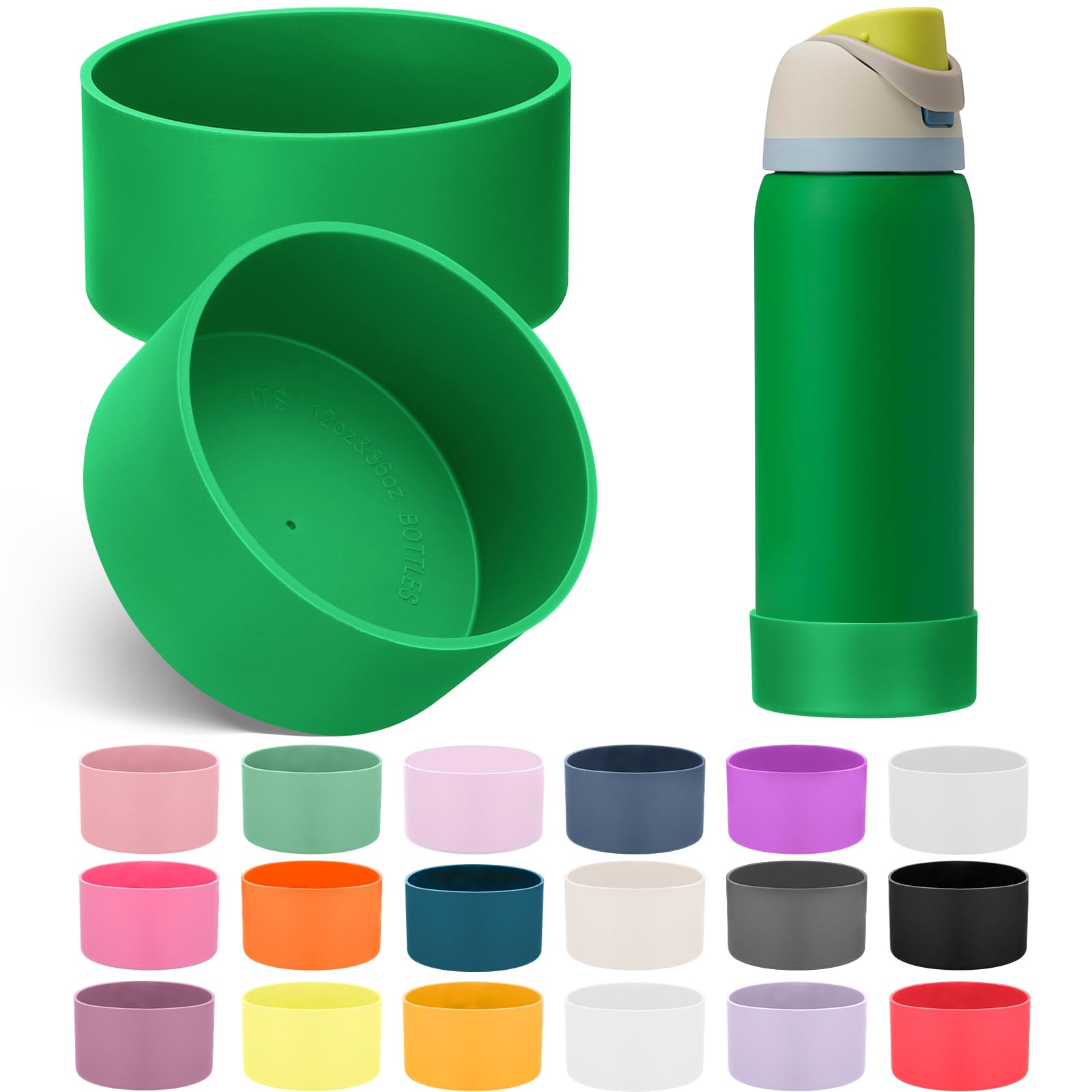 Mity rain 2PCS Silicone Boot for Owala FreeSip Water Bottle 32 oz