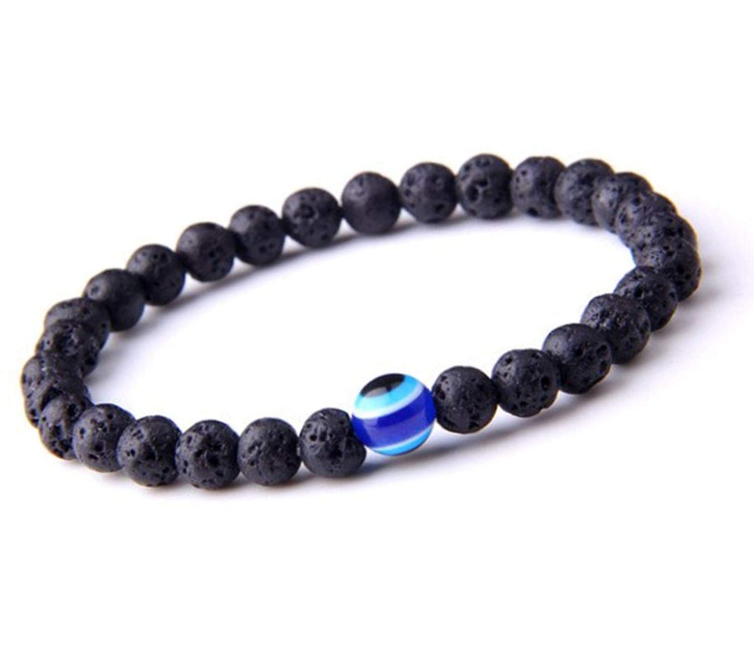See full amazon price history chart for Black Lava Stone Bracelet with Evil Eye 8 mm Beads Reiki Crystal Healing Stone Bracelet for Men and Women by REBUY Black Lava Stone Bracelet with Evil Eye 8 mm Beads Reiki Crystal Healing Stone Bracelet for Men and Women by REBUY (B08532HC3F) Amazon Price History, Amazon Price Tracker