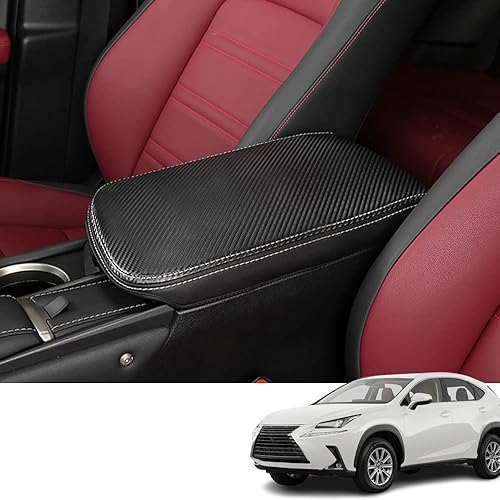 Accesorios interiores personalizados para Lexus NX 300 300h 2015 2016 2017 2018 2019 2020 2021 funda de cuero para reposabrazos centrales,