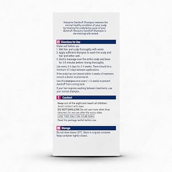 Ketopine Ketoconazole 2% Medicated Shampoo – Clinically Proven Anti-Dandruff Treatment for Itchy, Flaky, Dry Scalp, Seborrheic Dermatitis & Scalp Psoriasis – Fast Relief Anti-Fungal Formula, 100ml