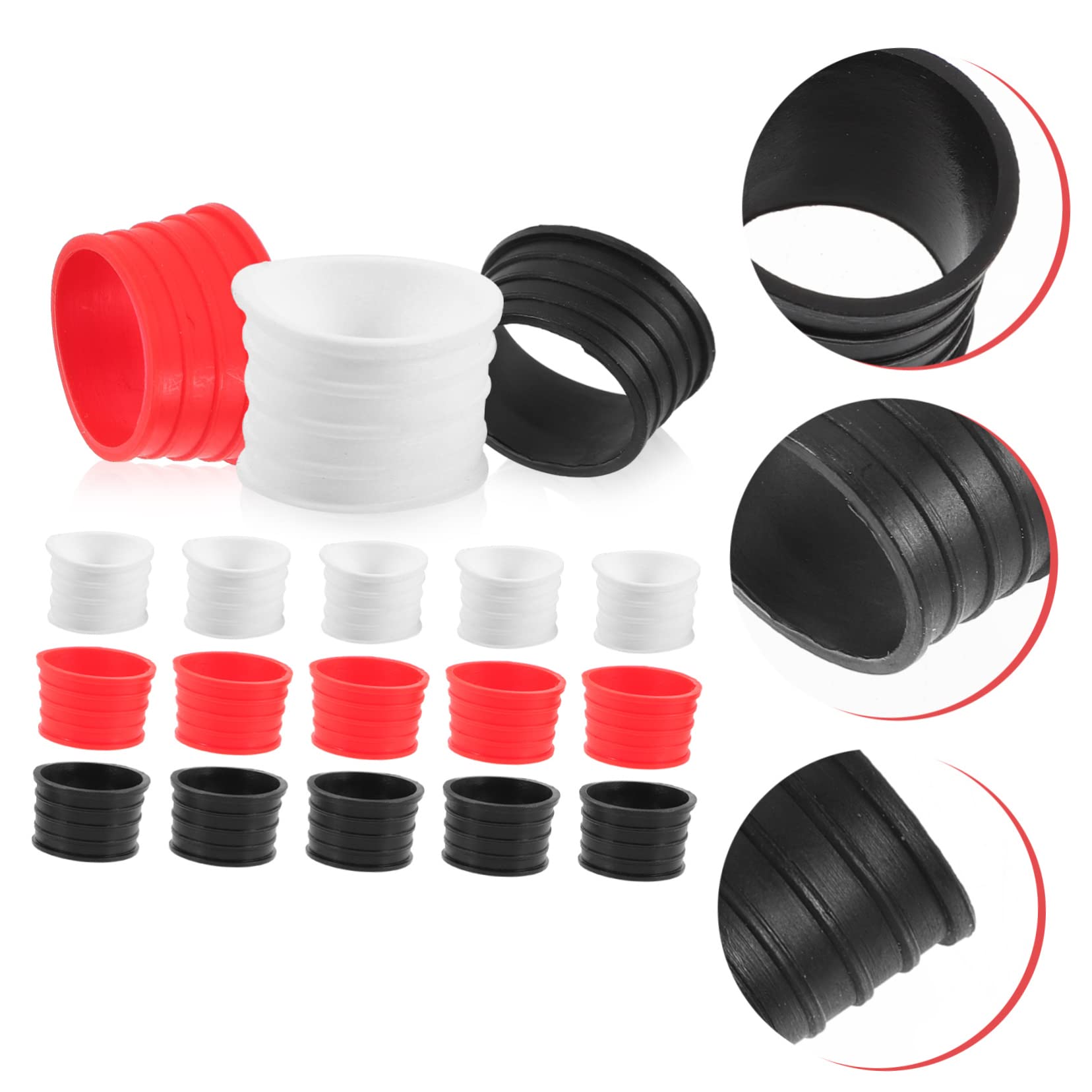 YARNOW 75pezzi Grip per Racchetta Tennis Antiscivolo Anelli Assorbenti per Badminton e Tennis Protezione Professionale per Impugnatura Racket