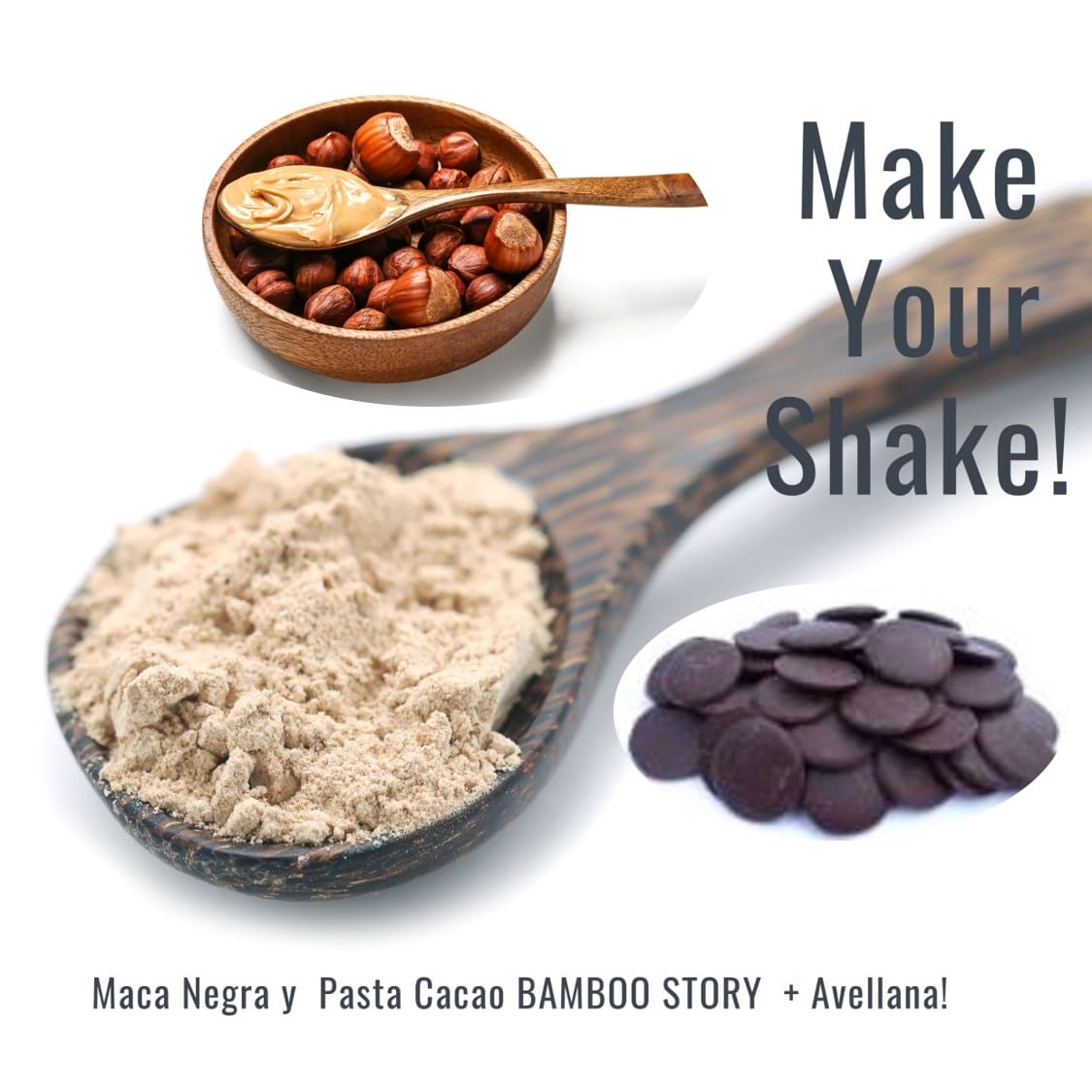 BAMBOO STORY | Maca Nera | 100% Peruviana | Polvere | Cruda | Pura | BIO | 900g