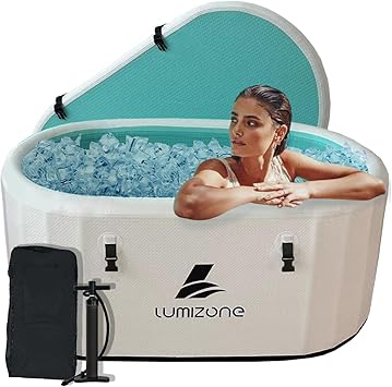 Lumizone Inflatable Cold Plunge Tub 132 Gallons