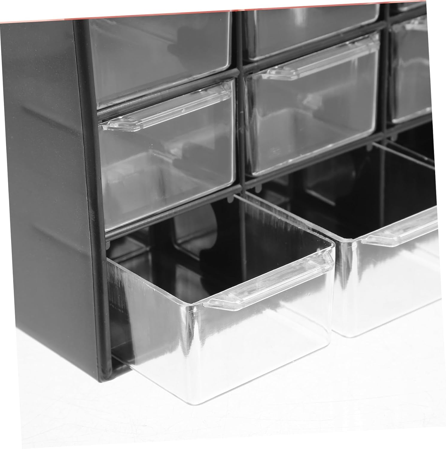 Holibanna Organize Your Craft Space 4pcs Slim Storage Drawers Jewelry Bead Button Component Container Set