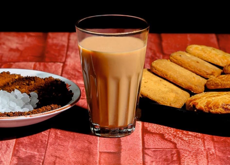 Image of AAMU Moon 60 ML Tea Glasses, Cutting Chai Glass, Tapri Chai Cups, Set of 2, for Modular Kitchen Crockery, Restaurants, Offices & Gifts