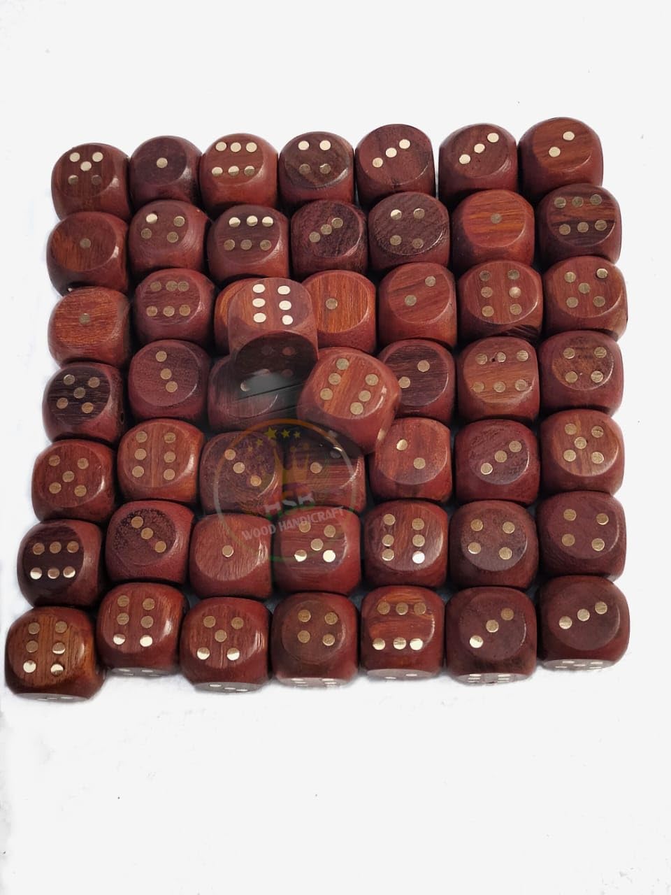 H.S.B handicraft Pack of 10 Wooden DICE 2 CM with Brass DOTS – for Playing Snake and Ladder Ludo, Pub Party, Picnic Set of 10 (Size 1.5x1.5x1.5 cm) (B0CRJ13R6T) Amazon Price History, Amazon Price Tracker
