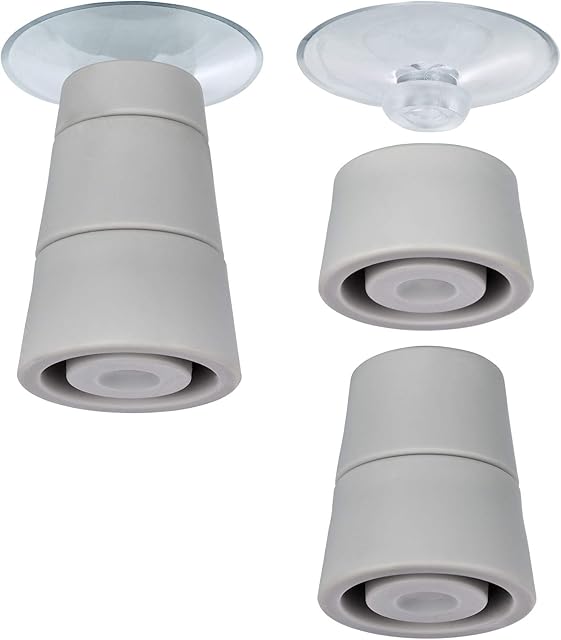 Wenko Feet for Hob Cover Plates Set of 4 - Replacement Feet, PVC, 4.4 x 5 x 4.4 cm, Transparent