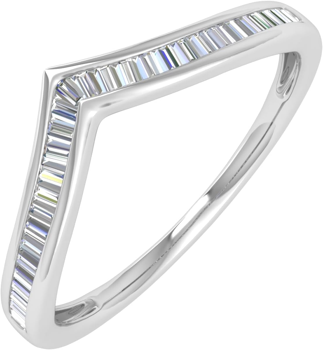 1/5 Carat Diamond Wedding Anniversary Ring in 14K Gold (I1-I2 Clarity)