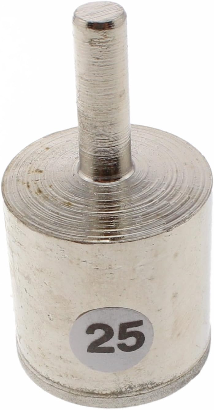 ILOVETOOL 25mm 1" Grit 400 Diamond Mounted Point SPHERICAL CONCAVE Head Grinding Bit Jade Carving Tools Sculpturing Bead Stone Gem