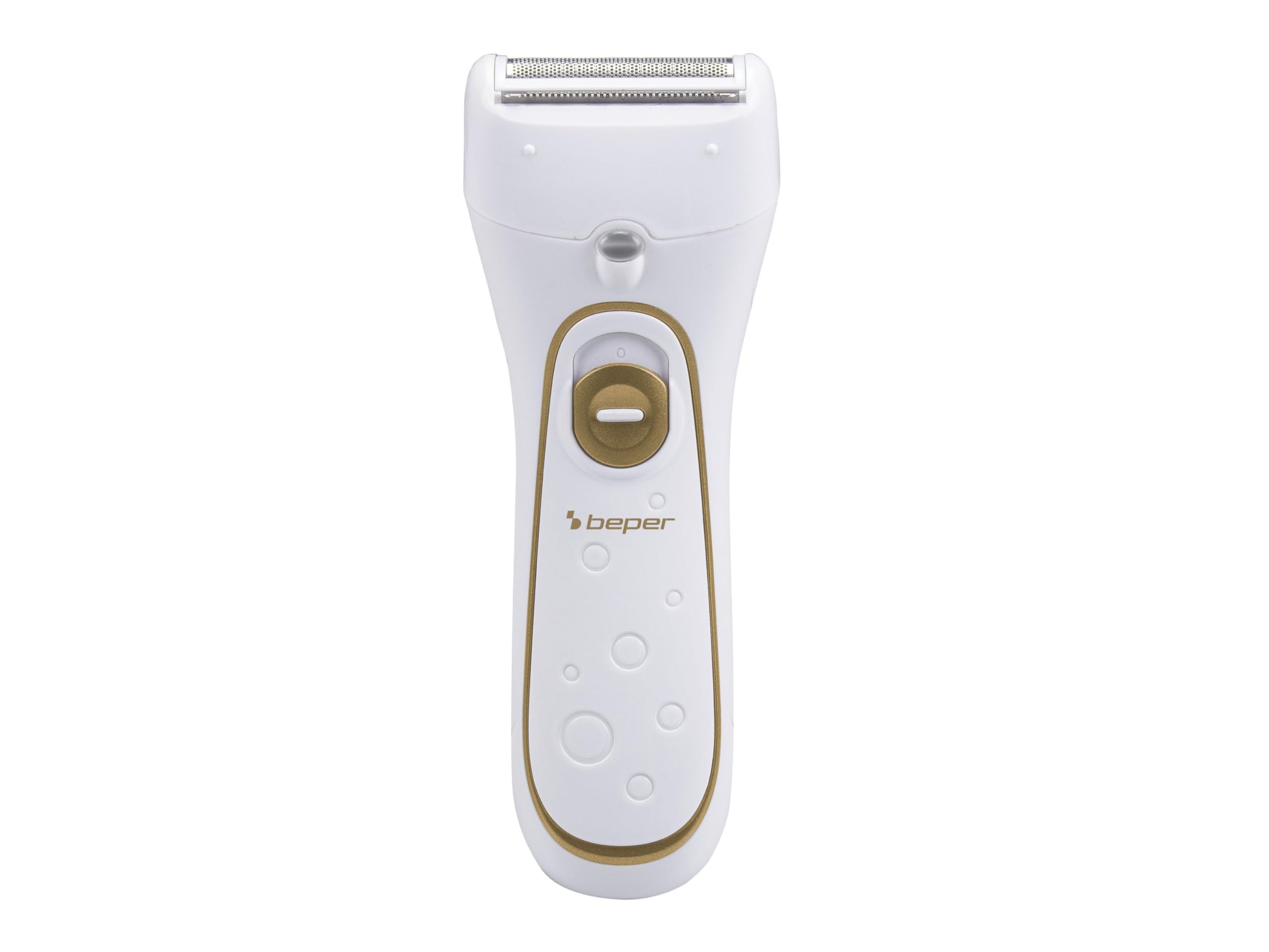 BEPER 3BEPI001 - Depiladora 2en1, Funcionamiento con cable o recargable, Plug&Play, Dos cabezales, Dos velocidades, Afeitadora y Silk-épil, Depilación rápida, Luz, Funda y cepillo incluidos