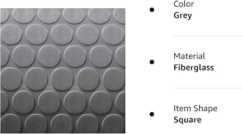 Miniatura 4 de RecPro Remolque 8 pies 6 pulgadas piso de diamante  Patrón de níquel moneda  Gris  Impermeable (30 pies)