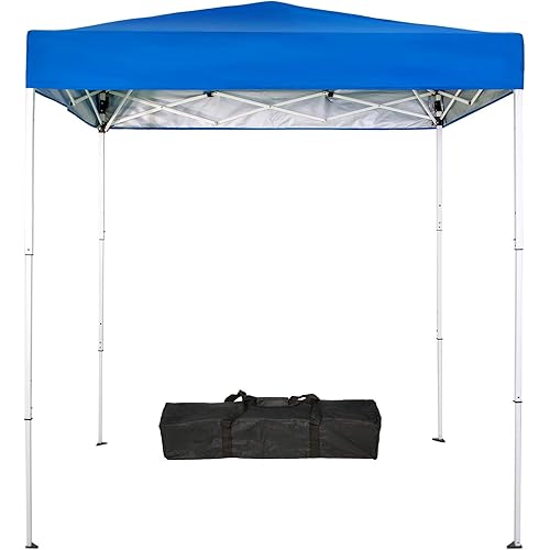 Sunnyglade 6x4 Ft Pop-Up Canopy Tent Outdoor Portable Instant Shelter Folding Canopy with Carry Bag(Royal Blue)