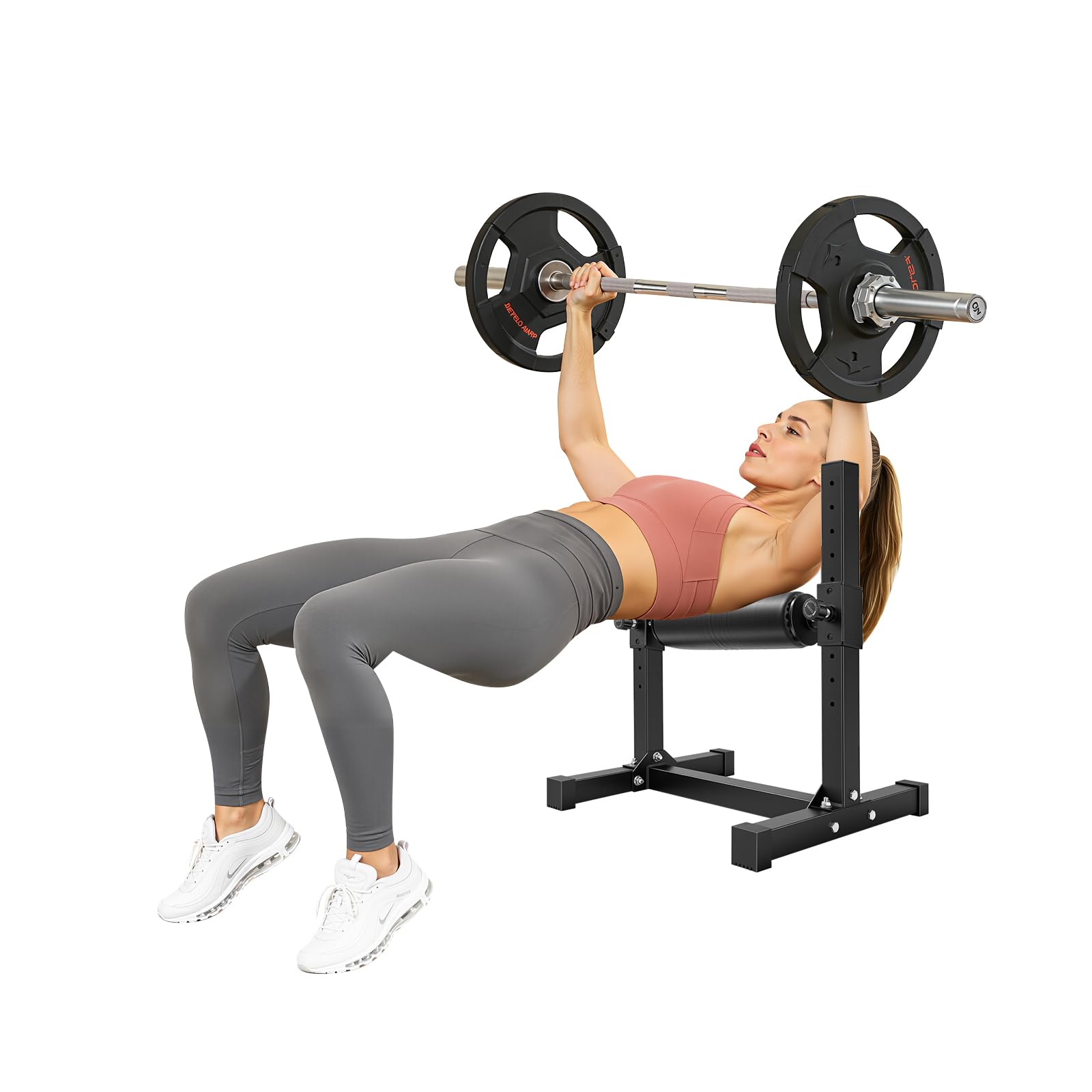 Split Squat Stand Multifunktionales Kniebeugenständer - 9 verstellbare Höhe | Single Leg Squat Roller, für Kniebeugen und Beinbeugen, Verbesserung des Gleichgewichts und der Koordination