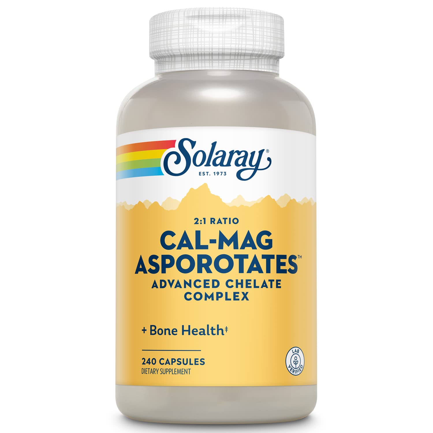 SOLARAYCalcium and Magnesium Asporotate Capsules | 240 Count