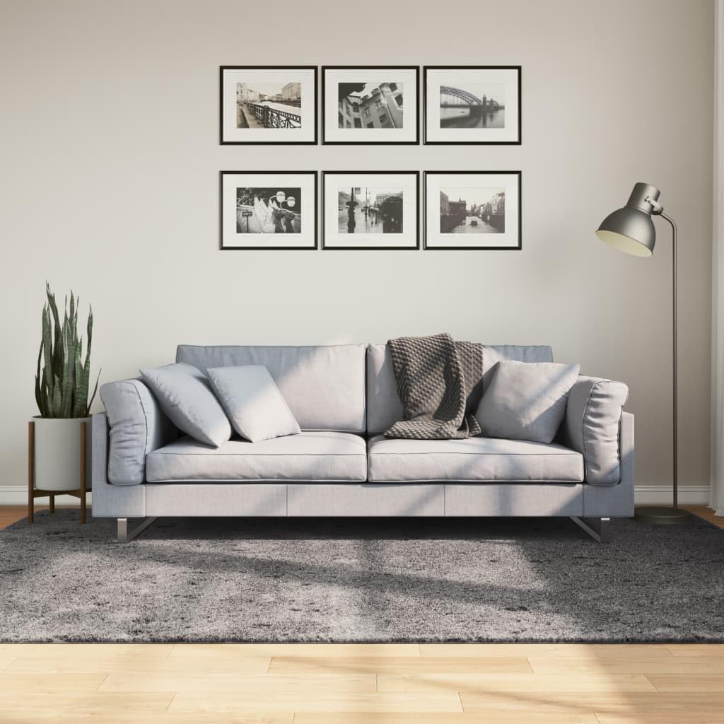 Tapis poils courts 160x230 cm moderne boho et lavable en machine