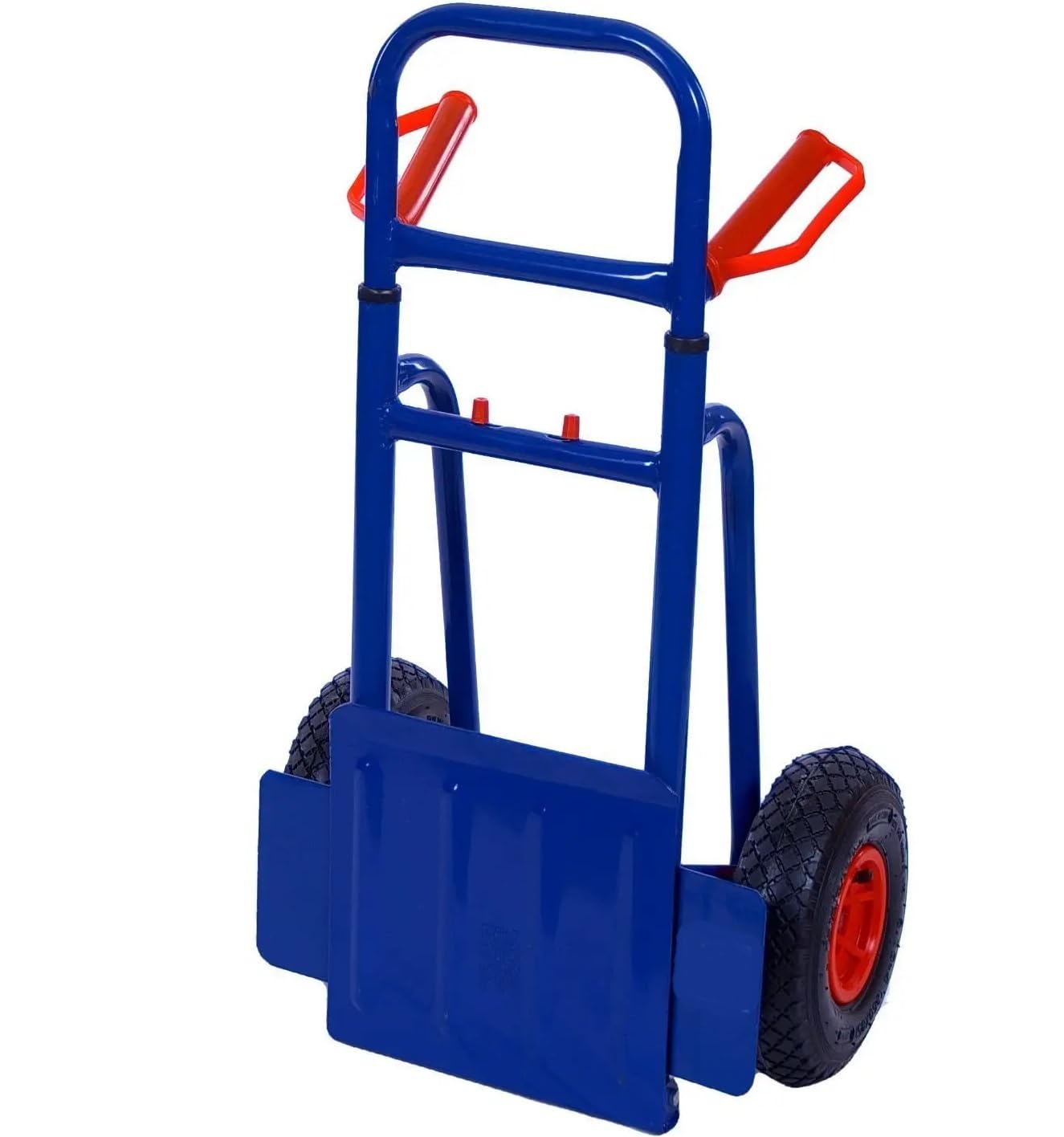 Klappbare und ausziehbare Sackkarre - max. 200kg Treppensteiger Faltbar für Werkstatt Lager Treppensackkarre, Karre, Transportkarre, Stapelkarre, mit 2X Sackkarrenrad Luftbereifung