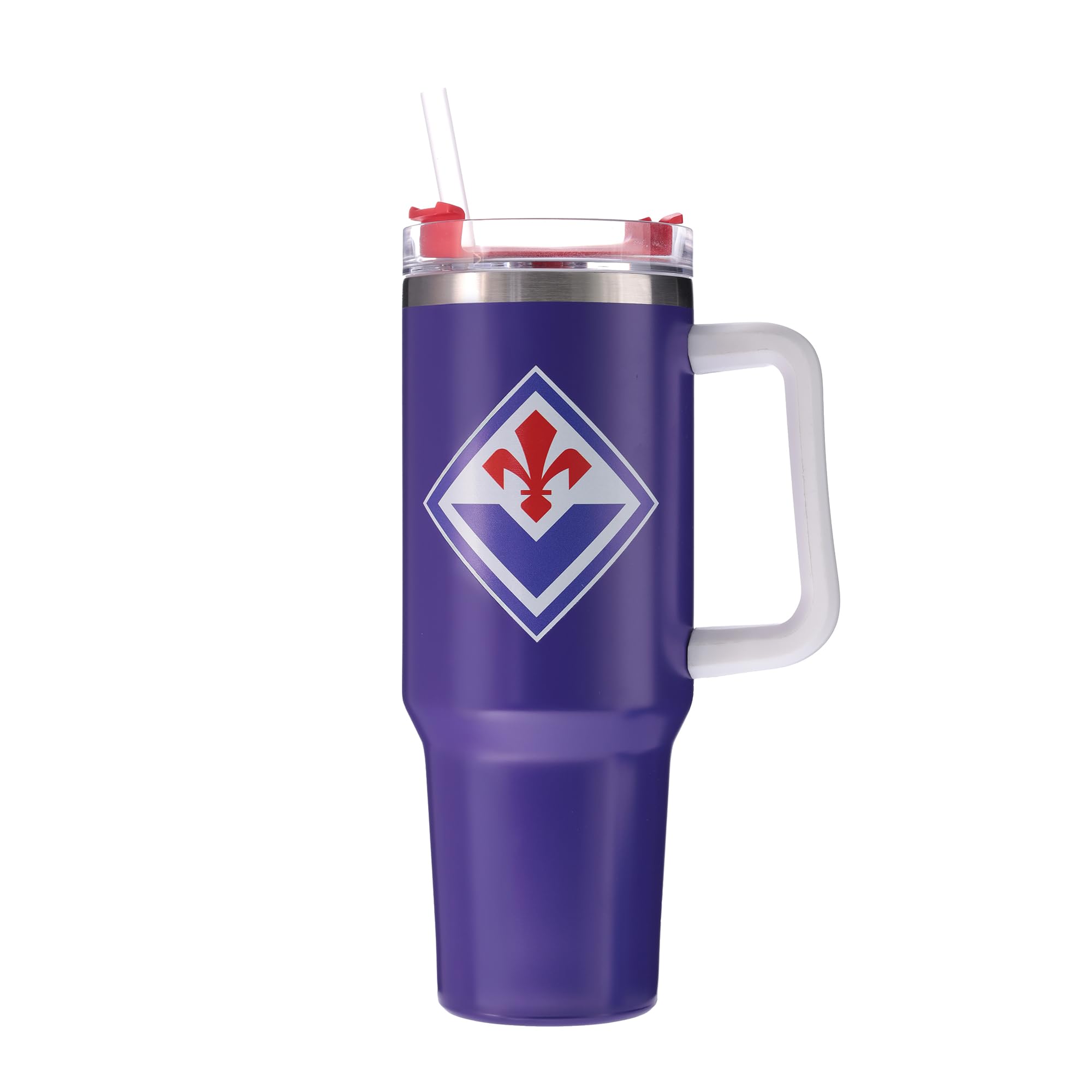 Only4fan S.r.l. Tazza termica grande in acciaio doppia parete 850ml ACF Fiorentina prodotto ufficiale