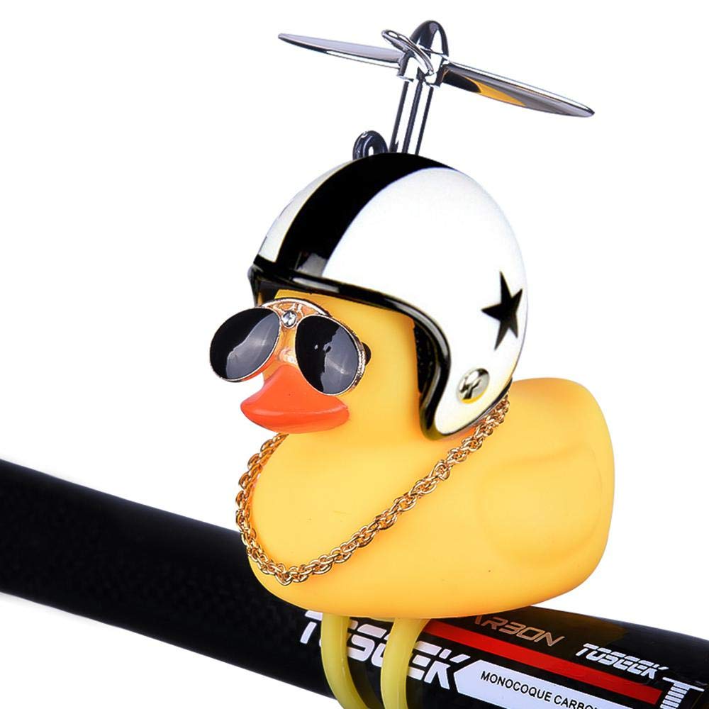 Auoker Bike Bell Air Bike Bicycle Horn With Led Lights Cute Cartoon Yellow Little Duck Shape Propeller Handlebar Bike Squeeze Horns For Toddler Children Adults Amazon Com Au Sports Fitness Outdoors