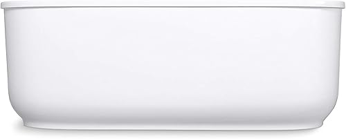 Miniatura 7 de STERLING 95334-0 Spectacle - Bañera independiente ovalada de 65-34 pulgadas x 34 pulgadas con drenaje central de grifo de dedo del pie, color blanco