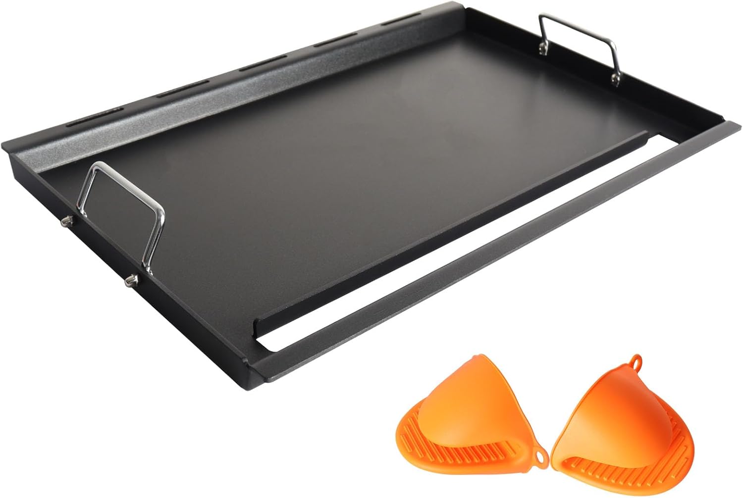 6788 Full Size Griddle for Weber GS4 Genesis II 300 Series Gas Grills Flat Top Grill Plate with Handles for Weber Genesis II E310 E330 S315 EX315 SX335 EX335 for Weber Genesis II 300