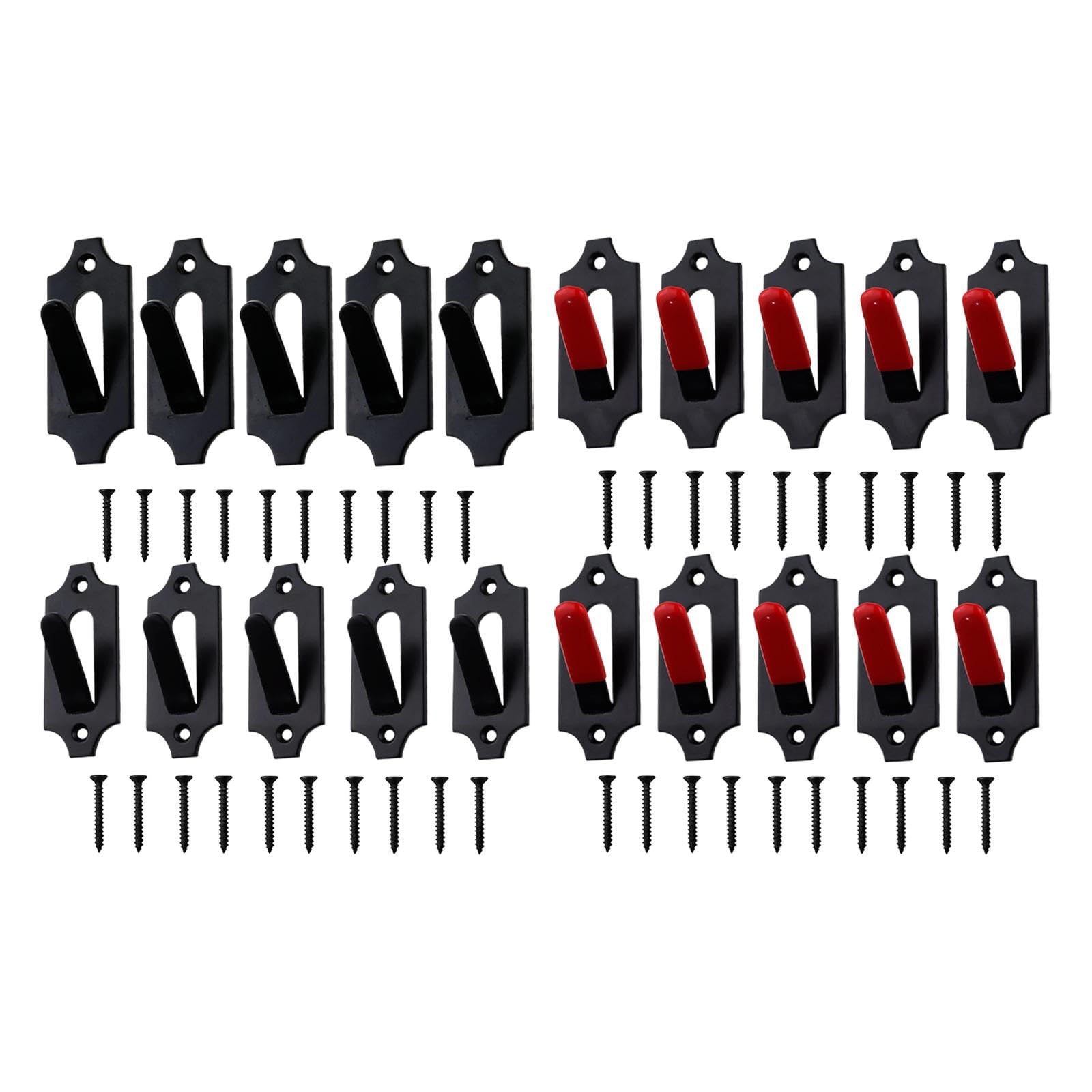 5Pcs European Mount Skull Hanger Outdoor for Small Game Animals 1 Hole Black-image-9